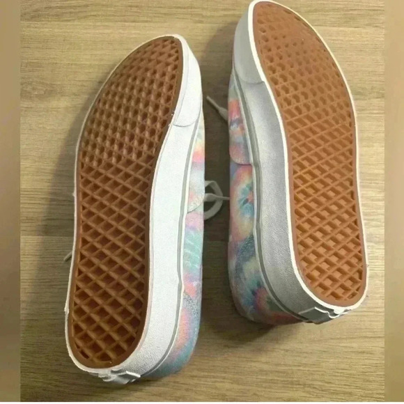 Vans Doheny Pastel Rainbow Multi-Color Tie Dye Canvas Sneakers size 10 - Picture 4 of 4